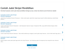 Tablet Screenshot of judul-skripsi.blogspot.com