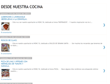 Tablet Screenshot of desdenuestracocina.blogspot.com