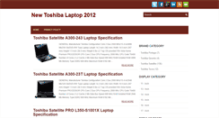 Desktop Screenshot of etoshiba-laptop.blogspot.com