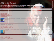 Tablet Screenshot of gppjoaopauloii.blogspot.com