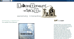 Desktop Screenshot of laboratoriumtekstu.blogspot.com