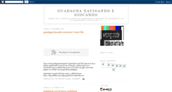 Desktop Screenshot of guadagnacliccando08.blogspot.com