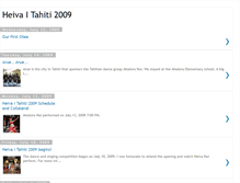 Tablet Screenshot of heivaitahiti2009.blogspot.com