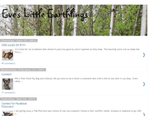 Tablet Screenshot of eveslittleearthlings.blogspot.com