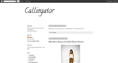 Desktop Screenshot of calliegator.blogspot.com