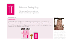 Desktop Screenshot of fabulousfeelingblog.blogspot.com