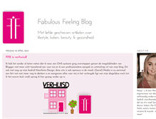 Tablet Screenshot of fabulousfeelingblog.blogspot.com