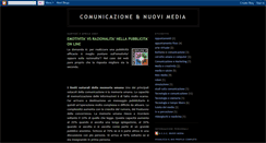 Desktop Screenshot of blognuovimedia.blogspot.com