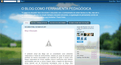 Desktop Screenshot of oblogcomoferramentapedagogica.blogspot.com