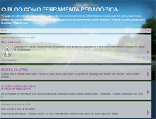 Tablet Screenshot of oblogcomoferramentapedagogica.blogspot.com