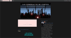 Desktop Screenshot of lassombrasdemicortex.blogspot.com