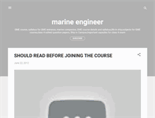 Tablet Screenshot of marinemechanicalengineer.blogspot.com