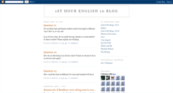 Desktop Screenshot of leclaire1english10.blogspot.com