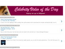 Tablet Screenshot of celebrityvideooftheday.blogspot.com