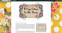 Desktop Screenshot of cozycottageinthewoods.blogspot.com