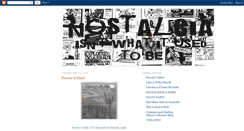 Desktop Screenshot of nostalgiaisntwhatitusedtobe.blogspot.com