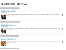 Tablet Screenshot of derecho2010-noticias.blogspot.com