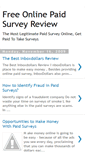 Mobile Screenshot of free-online-paid-survey-review.blogspot.com