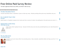 Tablet Screenshot of free-online-paid-survey-review.blogspot.com