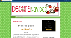 Desktop Screenshot of decoranavidad.blogspot.com