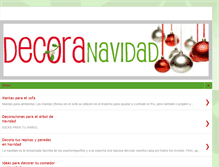 Tablet Screenshot of decoranavidad.blogspot.com