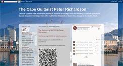 Desktop Screenshot of capeguitarist.blogspot.com