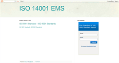 Desktop Screenshot of iso-14001-ems.blogspot.com