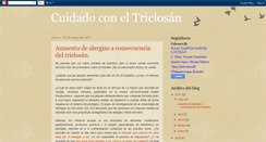 Desktop Screenshot of cuidadotriclosan.blogspot.com