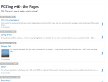 Tablet Screenshot of pcsingwiththepages.blogspot.com