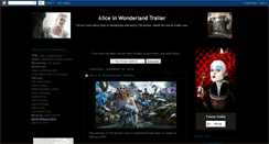 Desktop Screenshot of alice-in-wonderland-movie-trailer.blogspot.com