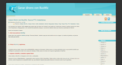 Desktop Screenshot of dineroconbuxwiz.blogspot.com