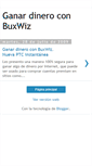 Mobile Screenshot of dineroconbuxwiz.blogspot.com