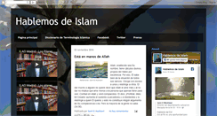 Desktop Screenshot of hablemosdeislam.blogspot.com