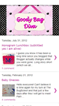 Mobile Screenshot of goodybagdiva.blogspot.com