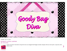 Tablet Screenshot of goodybagdiva.blogspot.com