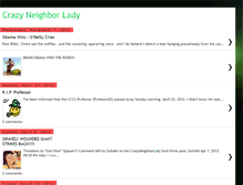 Tablet Screenshot of crazyneighborlady.blogspot.com