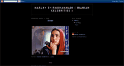 Desktop Screenshot of marjanshirmohammadi.blogspot.com