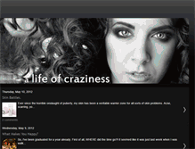 Tablet Screenshot of alifeofcraziness.blogspot.com