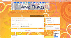 Desktop Screenshot of amofilmes.blogspot.com