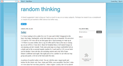 Desktop Screenshot of cindy-randomthinking.blogspot.com