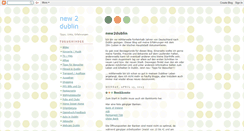 Desktop Screenshot of new2dublin.blogspot.com