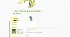 Desktop Screenshot of c-exampapers.blogspot.com