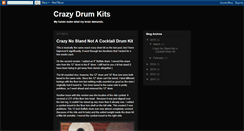 Desktop Screenshot of crazydrumkits.blogspot.com