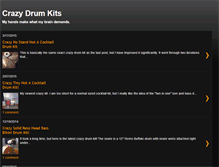 Tablet Screenshot of crazydrumkits.blogspot.com