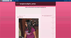 Desktop Screenshot of banglorecallgirls.blogspot.com