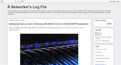 Desktop Screenshot of networkerslog.blogspot.com