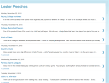 Tablet Screenshot of lesterpeeches.blogspot.com