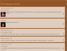 Tablet Screenshot of barneyfamilyqc.blogspot.com