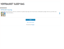 Tablet Screenshot of littletreasureshop-sleepbag.blogspot.com