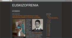 Desktop Screenshot of euskizofrenia.blogspot.com